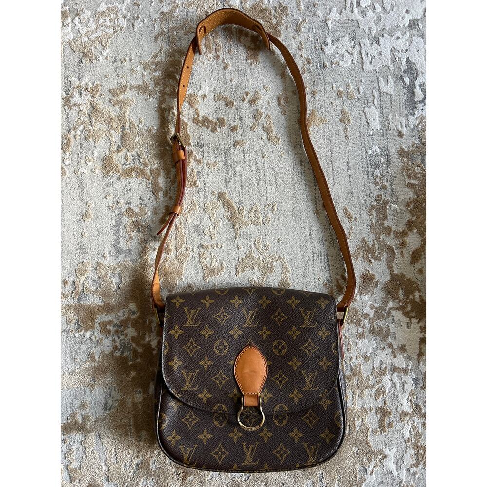 LOUIS VUITTON Monogram Saint Cloud GM Shoulder Bag